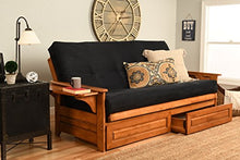 Load image into Gallery viewer, Kodiak Furniture Phoenix Futon, Full, Suede Black