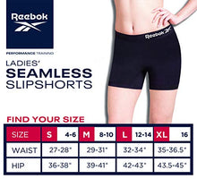 Load image into Gallery viewer, Reebok Women’s Underwear – Long Leg Seamless Slip Short Boyshort (3 pack), Lotus/White/Black, Medium