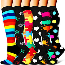 Load image into Gallery viewer, Compression Socks for Women and Men Best for Running, Athletic Sports, Travel
