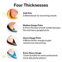 Load image into Gallery viewer, Donner Celluloid Guitar Picks 16 Pack with Tin Box includes Thin, Medium, Heavy & Extra Heavy Picks, for Acoustic Guitar Electric Guitar Ukulele