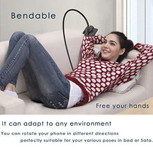 Load image into Gallery viewer, Universal Mobile Phone Stand, Lazy Bracket, Cell Phone Holder,Phone Holder for Bed, DIY Free Rotating Mounts with Multiple Function, Neck Phone Holder Gooseneck Cell Phone Holders Can Remote Selfie
