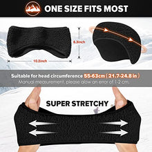 Load image into Gallery viewer, Lauzq Winter Ear Warmers Headbands - Thermal Ear Muffs for Men Women in Cold Weather for Ski Running Cycling Workout