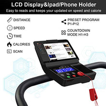 Load image into Gallery viewer, Goyouth Folding Treadmill for Home Electric Motorized Workout Foldable Running Machine Portable Compact Treadmills Jogging Machine for Running and Walking Exercise Fitness, Free Installation
