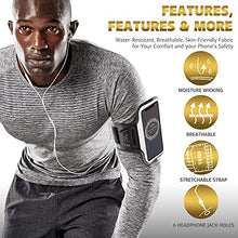 Load image into Gallery viewer, TRIBE Running Phone Holder Armband. iPhone & Galaxy Cell Phone Sports Arm Bands for Women, Men, Runners, Jogging, Walking, Exercise & Gym Workout. Fits All Smartphones. Adjustable Strap, CC/Key Pocket