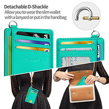 Load image into Gallery viewer, EcoVision Slim Minimalist Front Pocket Wallet, RFID Blocking Credit Card Holder Wallet with Detachable D-Shackle for Men Women