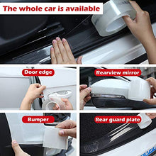 Load image into Gallery viewer, CloudBuyer Car Door Edge Guard Clear Universal Door Sill Guard Car Door Trim Edge Guard Protection Film Anti-Collision Fits for Most Car (33Ft x 2.7In, Transparent)