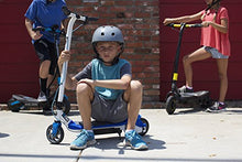 Load image into Gallery viewer, Pulse Performance Products Kids Electric Scooter with 12V Battery, Blue/White