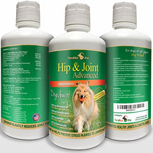 Load image into Gallery viewer, Concentrated Liquid Glucosamine for Dogs ? Advanced Hip and Joint Supplement with Chondroitin, MSM, Hyaluronic Acid and More ? Safe & Natural Arthritis Pain Relief for Dogs ? 32 oz Bottle ? Made in USA! ?!