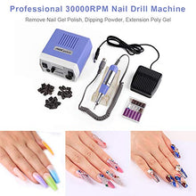 Load image into Gallery viewer, Makartt Nail Drill Electric Nail File Machine JD700 Professional 30000RPM Manicure Drill for Acrylic Nails Remove Gel Polish Poly Nail Extension Gel B-01