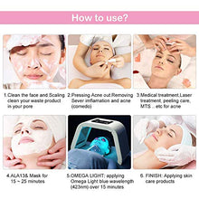 Load image into Gallery viewer, 7 Color PDT Light Mask | Portable Photon Acne Treatment | Wrinkle Removal Anti-aging Skin Rejuvenation Facial Care Beauty Machine | Home Salon Use