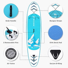 Load image into Gallery viewer, SYCEES 10’10”x30”x6”, 308lbs Capacity, All-Around Inflatable Stand Up Paddle Board - Stable, Versatile, Durable and Lightweight SUP for All Skill Levels (Blue)