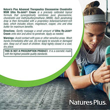 Load image into Gallery viewer, NaturesPlus Advanced Therapeutics Glucosamine Chondroitin MSM Ultra Rx-Joint Cream - 4 oz Jar - High Potency Joint Support Cream - Greaseless - Penetrating Action