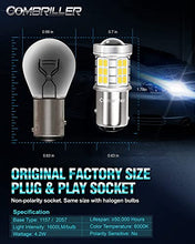 Load image into Gallery viewer, Combriller 194 168 LED Bulbs and 1157 2057 LED Bulbs, Super Bright Led 1157 Bulb For Led Reverse Lights Tail Light Turn Signal Bulb, T10 Interior Car Lights, Total 4 Bulbs
