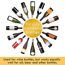Load image into Gallery viewer, Whaline 8 Pack Christmas Wine Bottle Stoppers and Gift Box, Funny Silicone Reusable Caps Bottle Sealers with a Funny Saying for Wine Beverage and Beer Bottles (Purple, Red, Grey, Black)