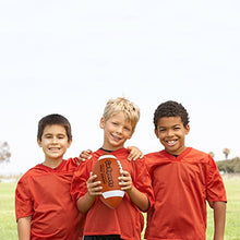 Load image into Gallery viewer, GoSports Rubber Footballs - 6 Pack of Youth Size Balls with Pump & Carrying Bag
