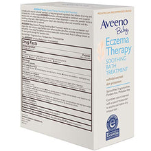 Load image into Gallery viewer, Aveeno Baby Eczema Therapy Soothing Bath Treatment for Relief of Dry, Itchy and Irritated Skin, Made with Soothing Natural Colloidal Oatmeal, 5 ct.