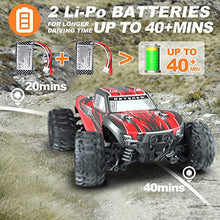 Load image into Gallery viewer, Upgraded Remote Control Car for Boys,GUOKAI 1:18 Scale Fast RC Cars All Terrain,High Speed 25MPH Rock Crawler RC Truck 4x4 Off Road Waterproof 2.4 GHz Control with Extra Shell and Battery 40+ min Run
