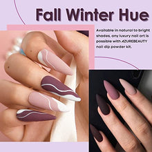 Load image into Gallery viewer, AZUREBEAUTY 20 Colors Dip Powder Nail Kit Starter - Winter Halloween Series, Nude Plum Mauve Brown Nail Dipping Powder Liquid Set with Base/Top Coat for French Nails Art Manicure DIY Salon Home Gift