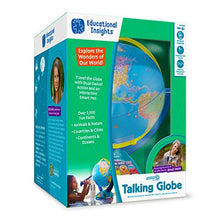 Load image into Gallery viewer, Educational Insights GeoSafari Jr. Talking Interactive Globe with Talking Pen for Kids, Featuring Bindi Irwin, Gift for Boys & Girls, Ages 4+
