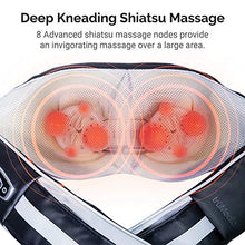 Load image into Gallery viewer, TruMedic InstaShiatsu+ Neck, Back, and Shoulder Massager with Heat - 3 Massage Speeds, Cordless & Rechargeable, Use at Home & Office for Full Body Shiatsu Relaxation (IS-3000PRO)