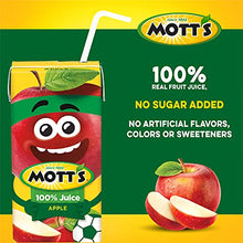 Load image into Gallery viewer, Mott's Original Apple 100% Juice, 6.75 Fluid Ounce Juice Box, 8 Count