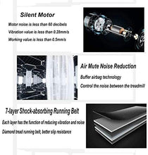 Load image into Gallery viewer, Smart Digital Foldable Treadmills for Home, Bluetooth Electric Treadmil Workout Running Machine, 3.5HP Portable Compact Exercise Fitness Indoor Treadmill