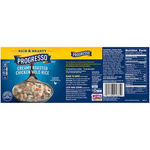 Load image into Gallery viewer, Progresso Rich and Hearty, Creamy Roasted Chicken Wild Rice Soup, 18.5 oz