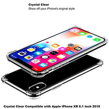 Load image into Gallery viewer, Compatible with iPhone XR 6.1" 2018 Case, Slim Fit Crystal Clear with 4 Corners Protection Cover with Soft Scratch-Resistant TPU Lightweight Anti-Scratch Shock Absorption Protective -Gray