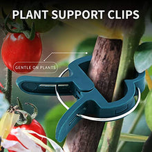 Load image into Gallery viewer, Ram-Pro 40 Piece Green Gentle Gardening Plant & Flower Lever Loop Gripper Clips, Tool for Supporting or Straightening Plant Stems, Stalks, and Vines, Garden Clips