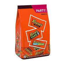 Load image into Gallery viewer, REESE'S Milk Chocolate Peanut Butter Assortment Snack Size Candy, Individually Wrapped, 32.06 oz Bulk Party Bag