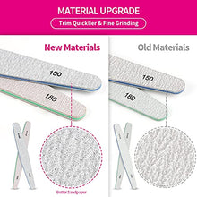 Load image into Gallery viewer, Nail File Buffer, Teenitor Gel nail file Set Professional Nail Buffer File Block Natural Manicure File Nail Polisher Washable Double Sided