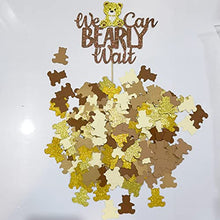 Load image into Gallery viewer, Decpty Teddy Bear Baby Shower Party Decorations We Can Bearly Wait Cake Topper Table Decoration Photo Booth Props Baby Shower Party Supplies Decorations