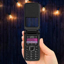 Load image into Gallery viewer, BLU Zoey Flex 3G Z170L Unlocked GSM (AT&T + T-Mobile) Dual-SIM Flip Phone w/Quick-Glance Window - Black