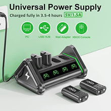 Load image into Gallery viewer, Rechargeable Battery Packs with Charger for Xbox Series X /S & Xbox One 1 X/S/Elite Controller, OIVO Controller High-Capacity Battery Packs Rechargeable for Xbox 1 /One / Series X / S Controller
