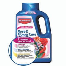 Load image into Gallery viewer, Osmocote 274850 Smart-Release Plant Food Plus Outdoor & Indoor, 8 lbs & Bayer Advanced 701110A All in One Rose and Flower Care Granules, 4-Pound