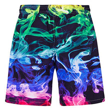 Load image into Gallery viewer, Boys Bathing Suit Size 14 Funny 3D Glasses Shark Pattern Quick Dry Swim Trunks Lightweight Casual Outdoor Sports Beach Boardshort 11-12 Years