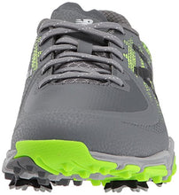 Load image into Gallery viewer, New Balance Men's Minimus Tour Waterproof Spiked Comfort Golf Shoe, Dark Grey/Green, 14 D D US