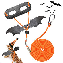 Load image into Gallery viewer, Halloween Bearded Dragon Lizard Leash Harness Hat, Bearded Dragon Lizard Halloween Clothe Pumpkin Hat and 3 Pack Lizard Harness Leash for Lizard Reptile Halloween,Holiday,Party,Photos