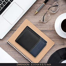Load image into Gallery viewer, Travel Wallet for Men - Real Leather RFID Trifold Wallet with 7 Card Slots