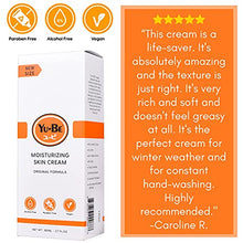 Load image into Gallery viewer, Yu-Be Moisturizing Skin Cream 2.7 Fl. Oz. Tube: Deeply Hydrating Paraben-Free Moisturizer for Extra-Dry Skin - Moisturizing and Healing Skin Cream for Day & Night, After Hand Washing, Cracked Heels & Elbows, All Over Body, and is Non-Greasy, and Vitamin-E