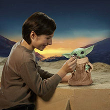 Load image into Gallery viewer, Star Wars The Mandalorian Galactic Snackin' Grogu Animatronic Toy with Over 40 Sound and Motion Combinations, Interactive Toys