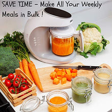 Load image into Gallery viewer, Baby Food Maker | Baby Food Processor Blender Grinder Steamer | Cooks & Blends Healthy Homemade Baby Food in Minutes | Self Cleans | Touch Screen Control | 6 Reusable Food Pouches
