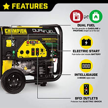 Load image into Gallery viewer, Champion 8000-Watt Dual Fuel Portable Generator with Electric Start