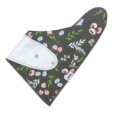 Load image into Gallery viewer, Baby Bandana Bibs | Teething Bibs For Baby Girls, Newborns, Set of 8 Floral Baby Bibs and Burp Cloths - Organic, Adjustable & Absorbent Baby Bandana Drool Bibs by Matimati Baby (Rosy Mint)