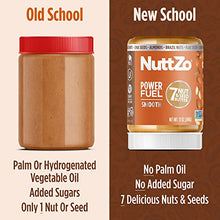 Load image into Gallery viewer, Natural Power Fuel Smooth Nut Butter by NuttZo | 7 Nuts & Seeds Blend, Paleo, Non-GMO, Gluten-Free, Vegan, Kosher | Peanut-Free, 1g Sugar, 6g Protein | 12oz Jar