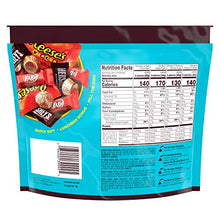 Load image into Gallery viewer, HERSHEY'S, REESE'S & KIT KAT Assorted MINIATURES Chocolate and Peanut Butter Assortment Candy, Individually Wrapped, 9.08 oz Bag