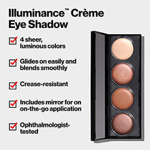 Load image into Gallery viewer, Crème Eyeshadow Palette by Revlon, Illuminance Eye Makeup with Crease- Resistant Ingredients, Creamy Pigmented in Blendable Matte & Shimmer Finishes, 710 Not Just Nudes, 0.12 Oz