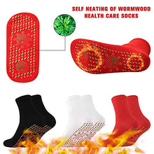 Load image into Gallery viewer, Self-heating Socks Winter Warm Socks, Men Women Self-heating Warm Socks Comfortable Stretch Durable Massage Warm And Cold-resistant Cotton Socks (Black)