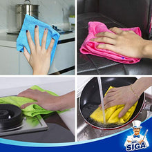 Load image into Gallery viewer, MR.SIGA Microfiber Cleaning Cloth,Pack of 12,Size:12.6" x 12.6"