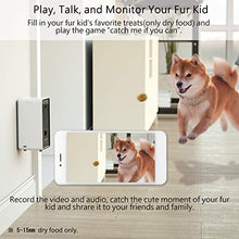 Load image into Gallery viewer, Iseebiz Smart Pet Camera, Dog Camera Treat Dispenser, 2-Way Audio, 720P Night Vision Camera, App Control(Android/iOS) Treat Tossing, 2.4G Wifi Enable, Compatible with Alexa, Monitor Your Dogs and Cats